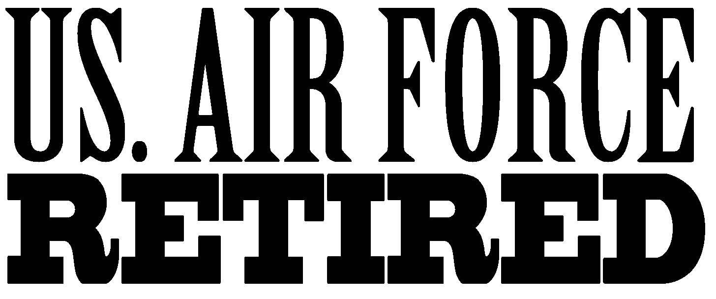 Air force Retired Sticker