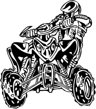 ATV Riders Sticker 53