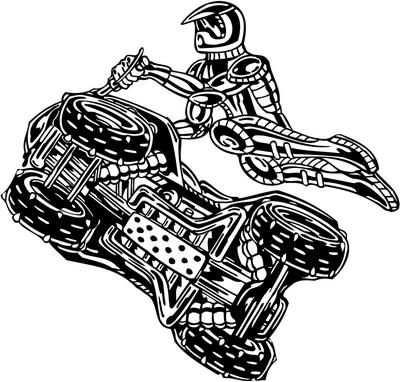 ATV Riders Sticker 55