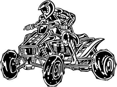 ATV Riders Sticker 61
