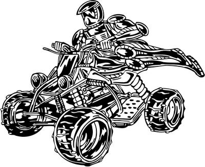 ATV Riders Sticker 63