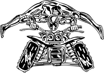 ATV Riders Sticker 66