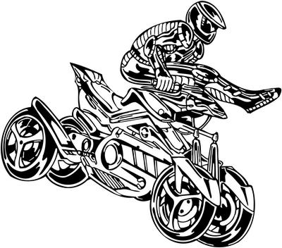 ATV Riders Sticker 72