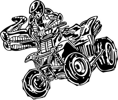 ATV Riders Sticker 75