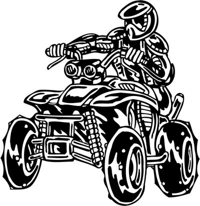 ATV Riders Sticker 80