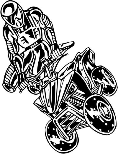 ATV Riders Sticker 83