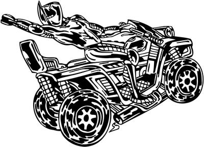 ATV Riders Sticker 84