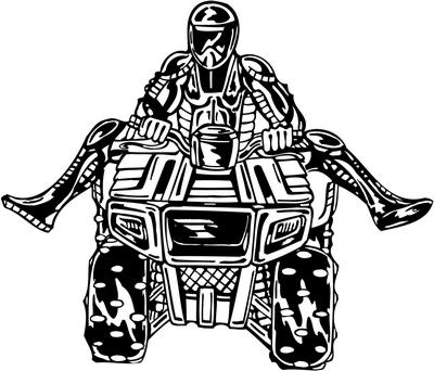 ATV Riders Sticker 87