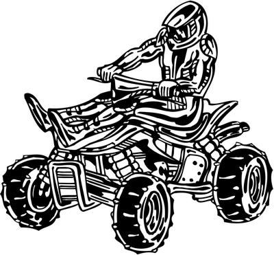 ATV Riders Sticker 89