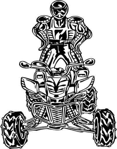 ATV Riders Sticker 97