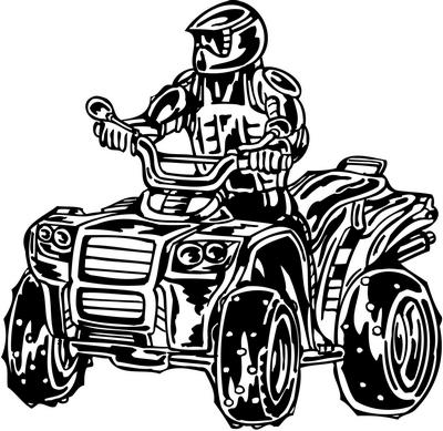 ATV Riders Sticker 98