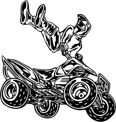 ATV Riders Sticker 3