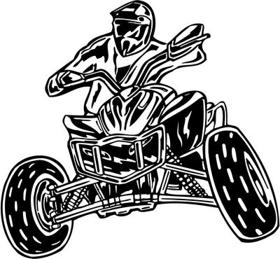 ATV Riders Sticker 5
