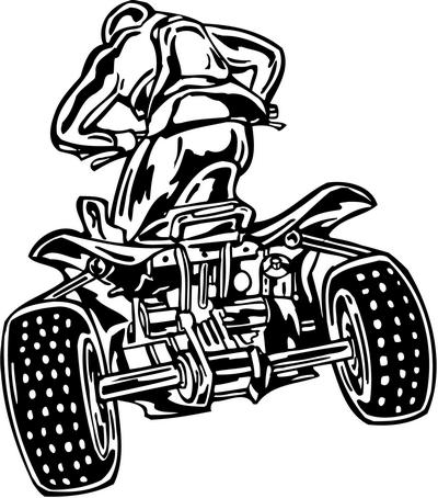 ATV Riders Sticker 9