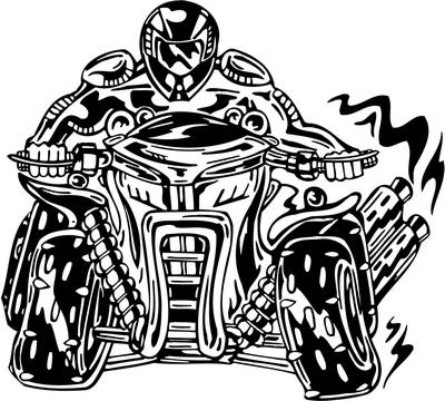 ATV Riders Sticker 17