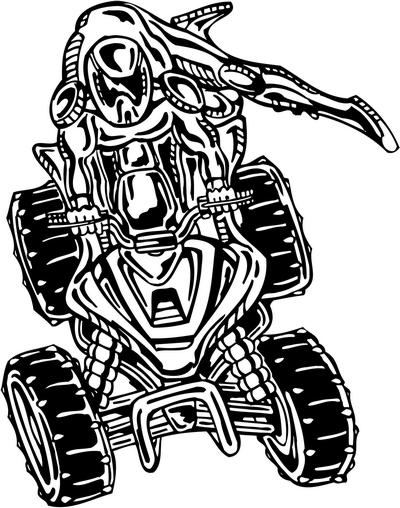 ATV Riders Sticker 19