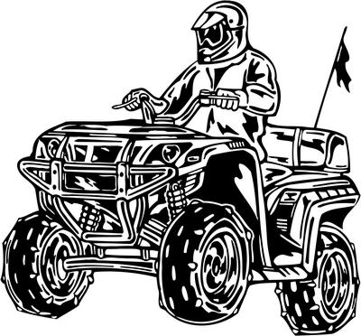 ATV Riders Sticker 20