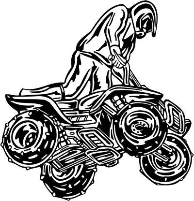 ATV Riders Sticker 28