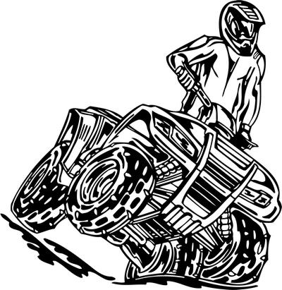 ATV Riders Sticker 29