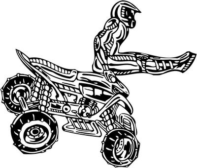 ATV Riders Sticker 32