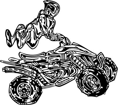 ATV Riders Sticker 42