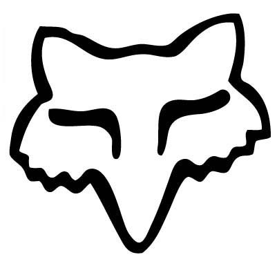 Fox Head Sticker