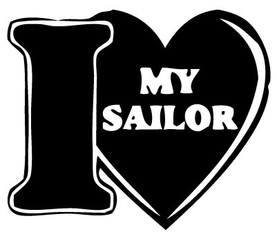 I Love my Sailor Sticker
