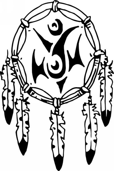 Native American Dreamcatcher Sticker 2