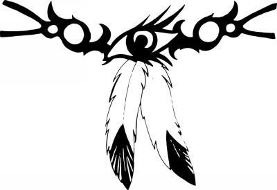 Native American Tribal Feather Sticker 12