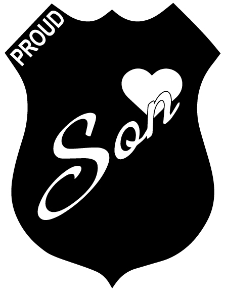 Proud Police Son Sticker