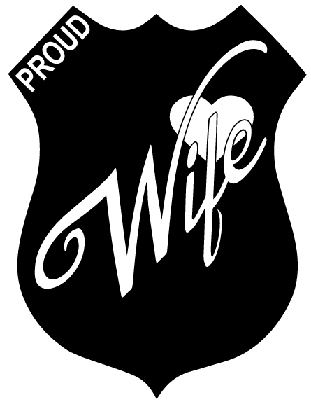 Proud Police Wife Sticker