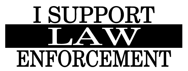 I Support Law Enforcement Sticker
