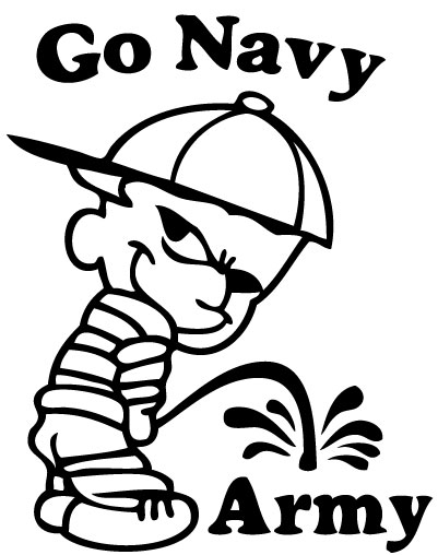 Navy Pee On Army Sticker