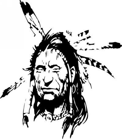 Native American Sticker 115