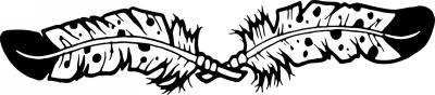 Native American Tribal Feather Sticker 17