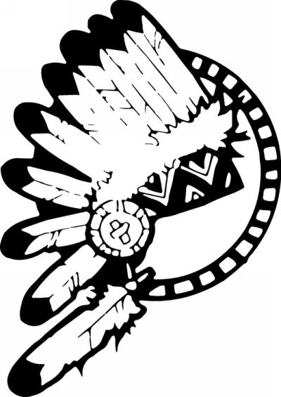 Native American Headdress Sticker 3