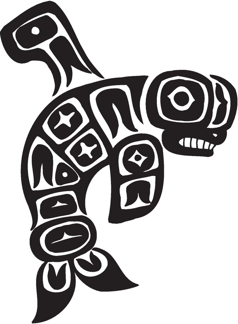 Native American Animal Sticker 44