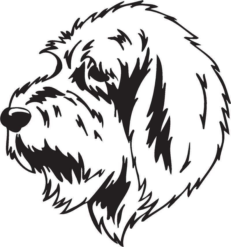 Basset Griffon Vendeer, Grand Dog Sticker