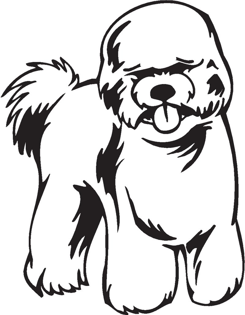 Bichon Frise Dog Sticker