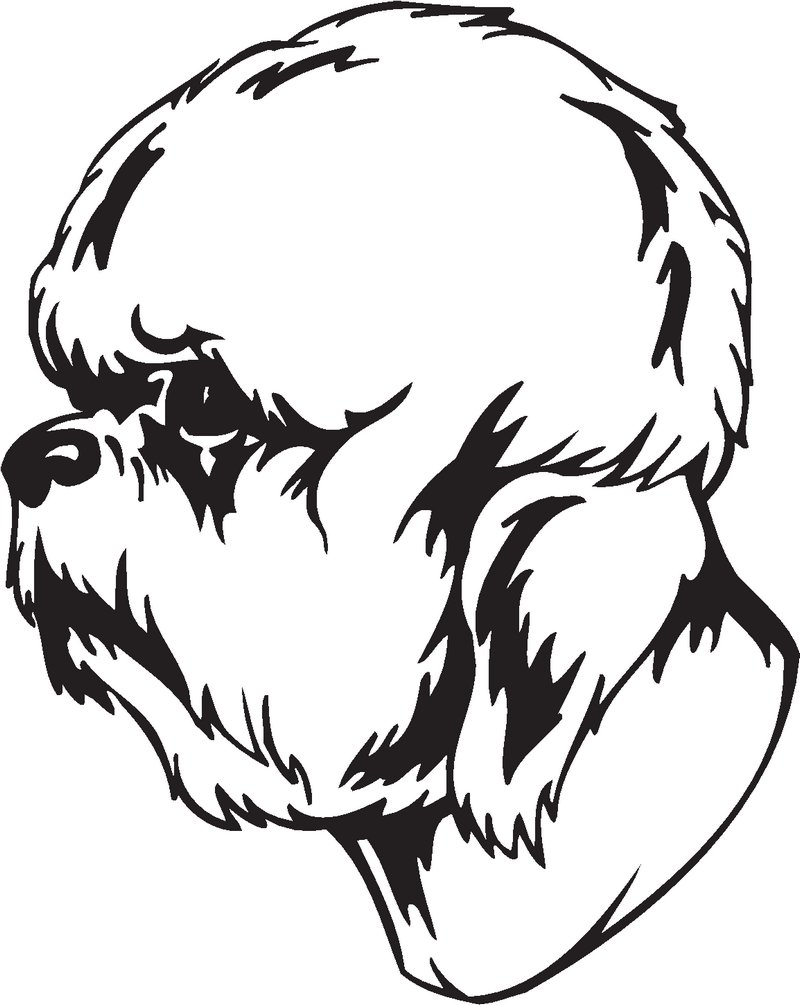 Dandie Dimmont Terrier Dog Sticker