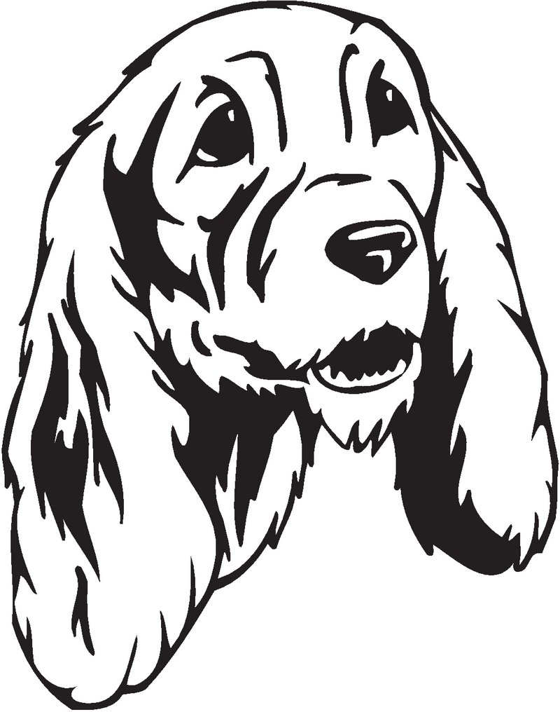 English Cocker Spaniel Dog Sticker
