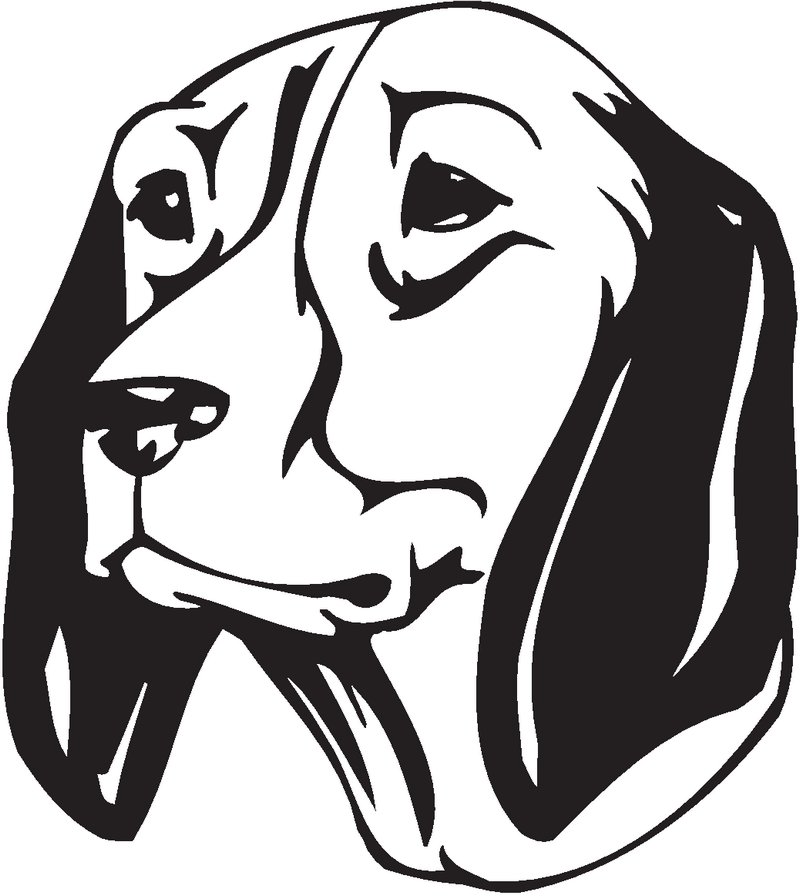 Finnish Hound Dog Sticker