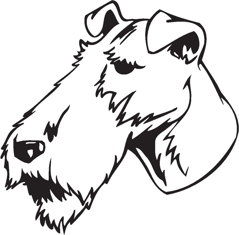 Fox Terrier, Wire Dog Sticker
