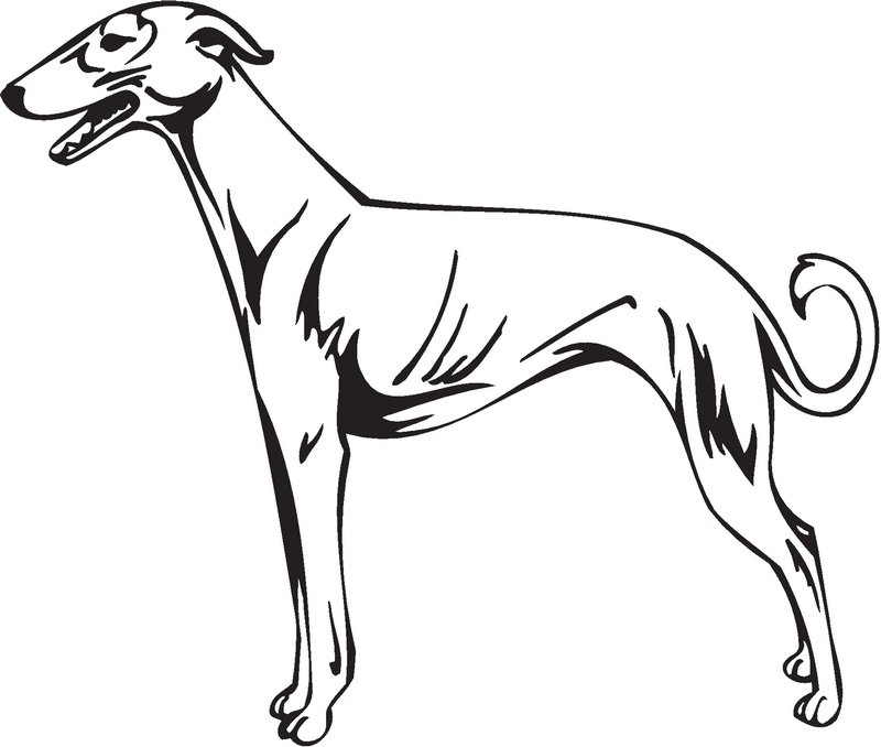 Hortaya Borzaya Dog Sticker