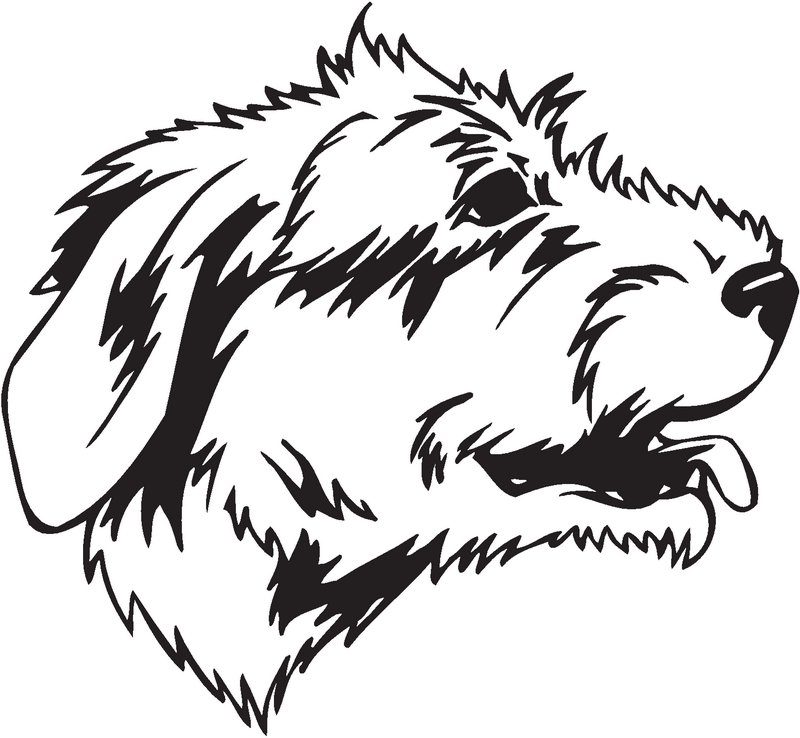 Irish Wolfhound Dog Sticker