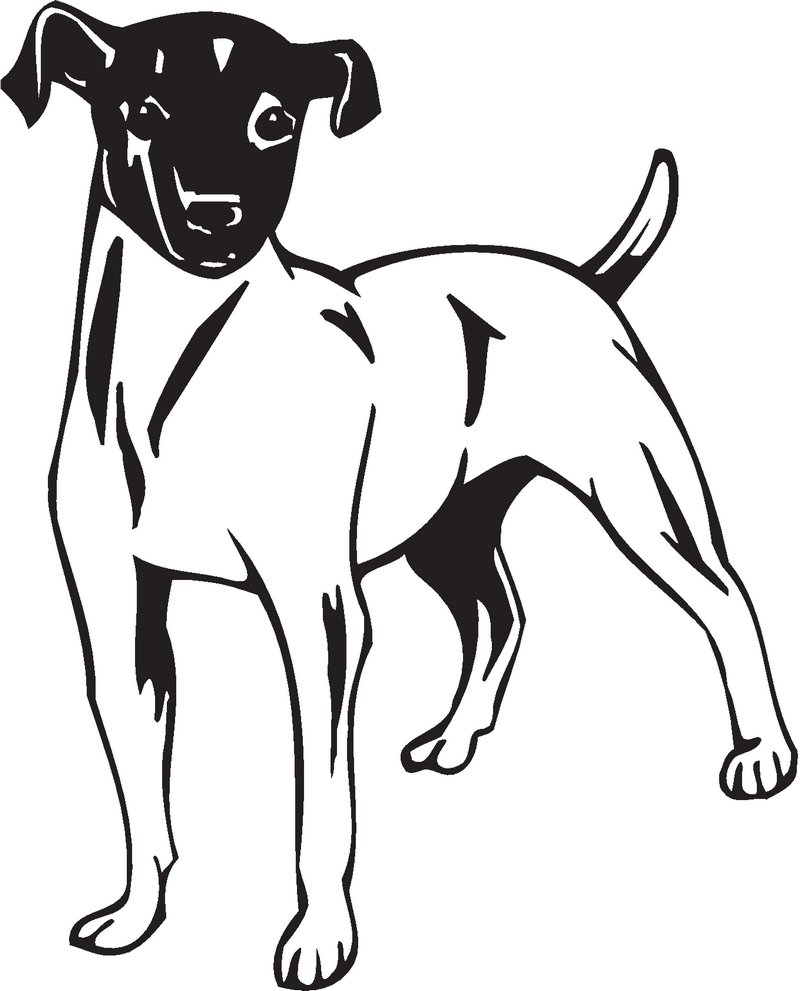 Japanese Terrier Dog Sticker