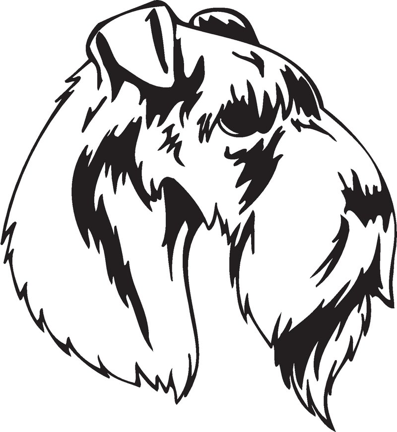 Kerry Blue Terrier Dog Sticker