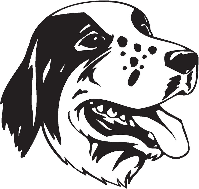 Munsterland, Large Dog Sticker