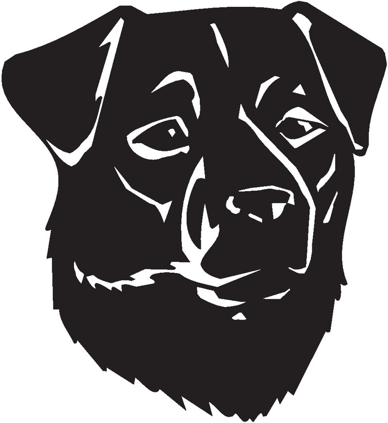 Patterdale Terrier Dog Sticker