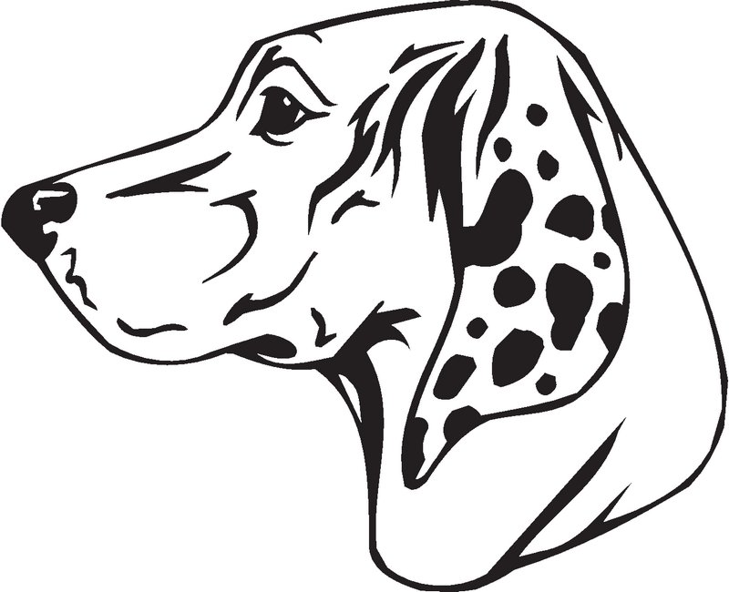 Porcelaine Dog Sticker